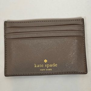 Kate Spade Greta wallet in grey with glitter